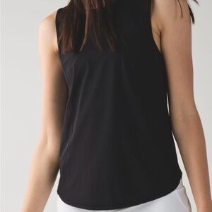 Lululemon Sculpt Black tank PTP 18